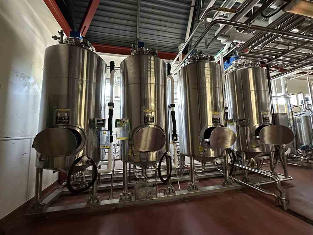 400 Gal JV Northwest Inc Stainless Steel Yeast Tank Skid