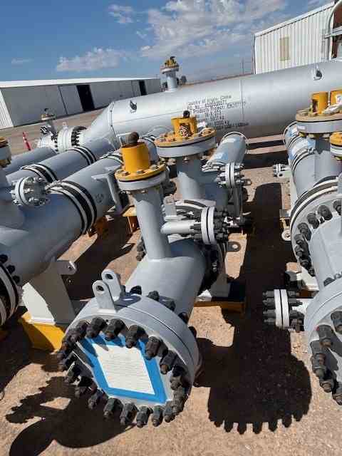 Unused 103 Sq Ft 316L Stainless Shell & Tube Heat Exchanger