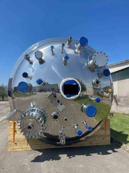 12500 Gallon - Over SrL Stainless Steel Reactor