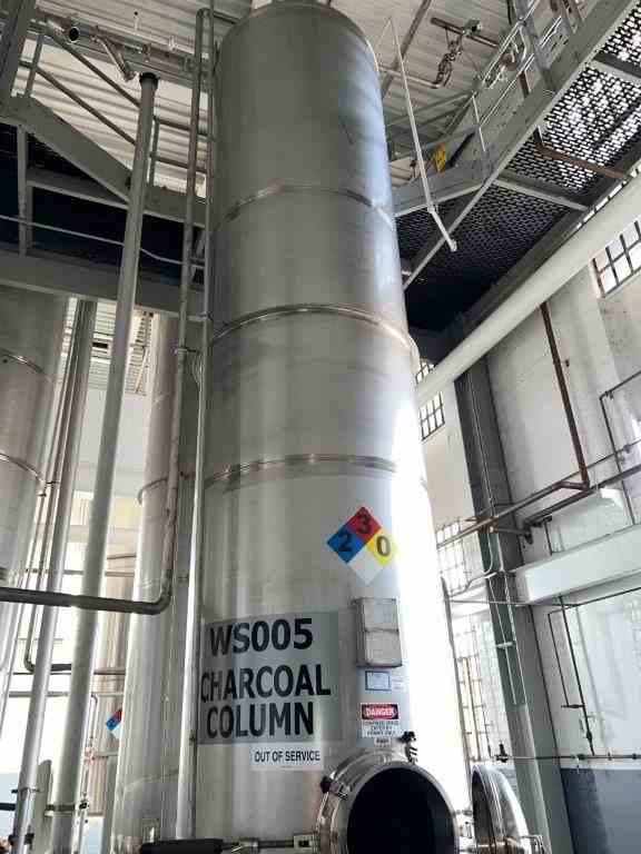 Used 2000 Gal Stainless Tank, Inc 304 Stainless Steel Pressure Vessel