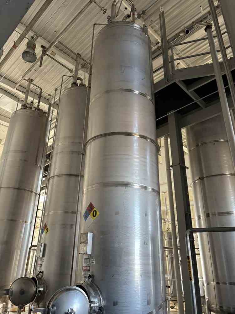 2000 Gal Stainless Tank  Inc 304 Stainless Steel Pressure Vessel