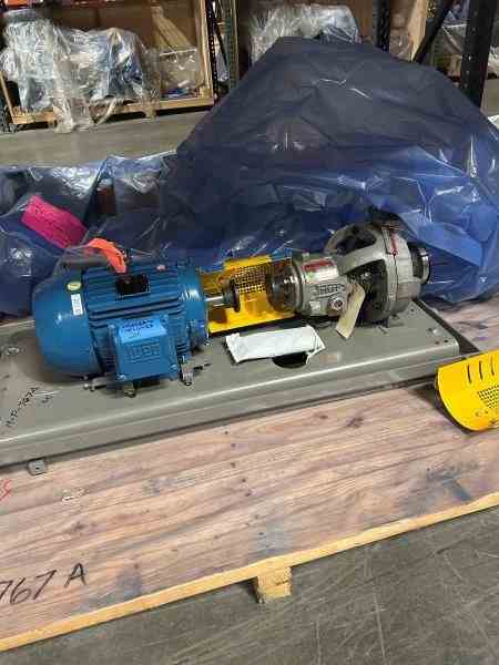 7.5 HP Flowserve MARK 3 LO-FLO/1K1.5X1LF-82OP Vacuum Pump
