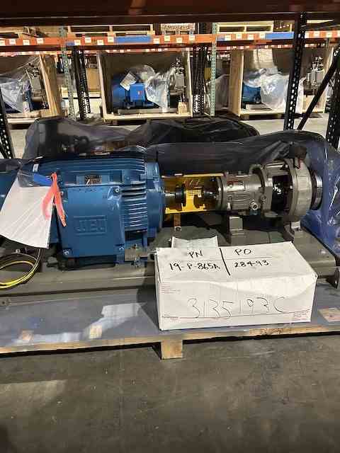 Unused Flowserve 100 HP Stainless Steel Centrifugal Pump