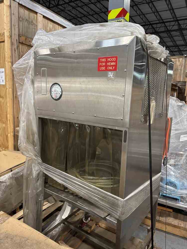 Used stainless steel cleaning hood