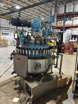 100 Gal De Dietrich Glass Lined Reactor