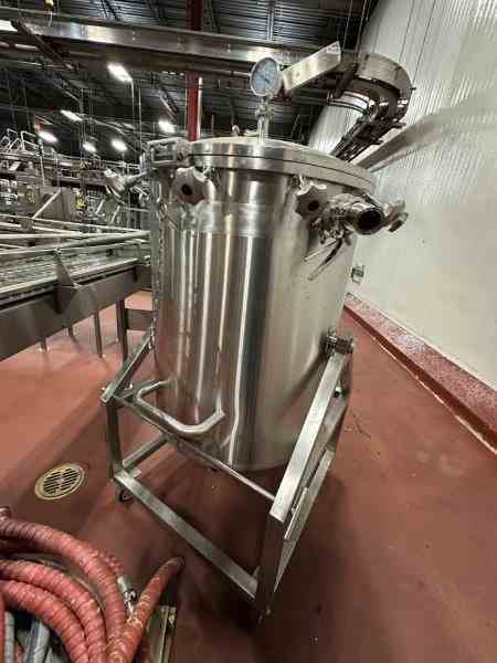 100 Gal Stainless Steel Pressure Vessel
