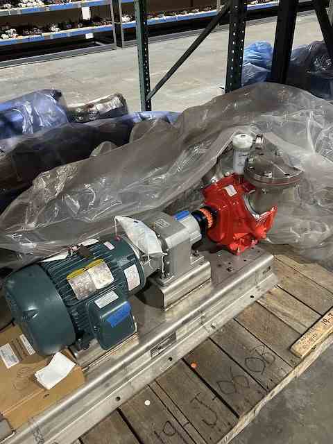 100 GPM Vogelsang 316L Stainless Steel Positive Displacement Pump