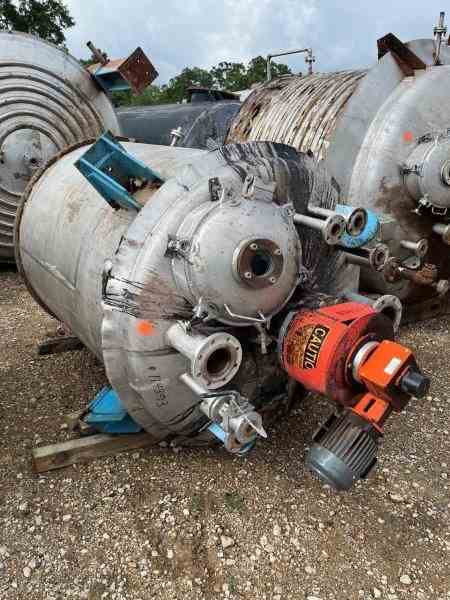 1000 Gal Alloy Fab 304 Stainless Steel Reactor