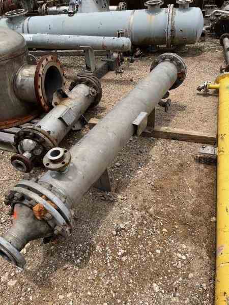 110 Sq Ft Perry Products Stainless Steel Shell & Tube Heat Exchanger