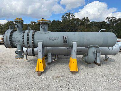 1234 Sq Ft Wuxi Zhicheng Carbon Steel Shell & Tube Heat Exchanger