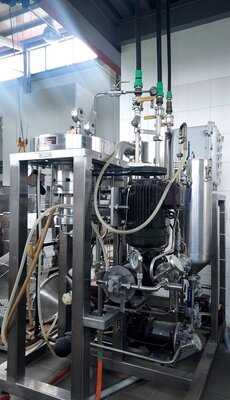 138 LBS/HR Flavourtech Stainless Steel Tubular Evaporator