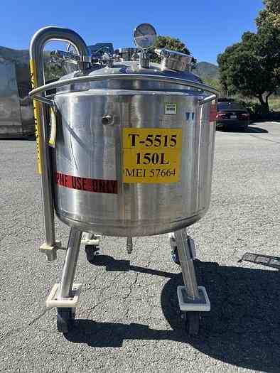 150 Gal Precision Stainless  Inc Stainless Steel Reactor