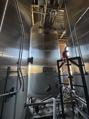 15000 Gal Paul Mueller Stainless Steel Tank