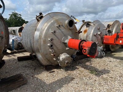1950 Gal Alloy Fab Stainless Steel Reactor