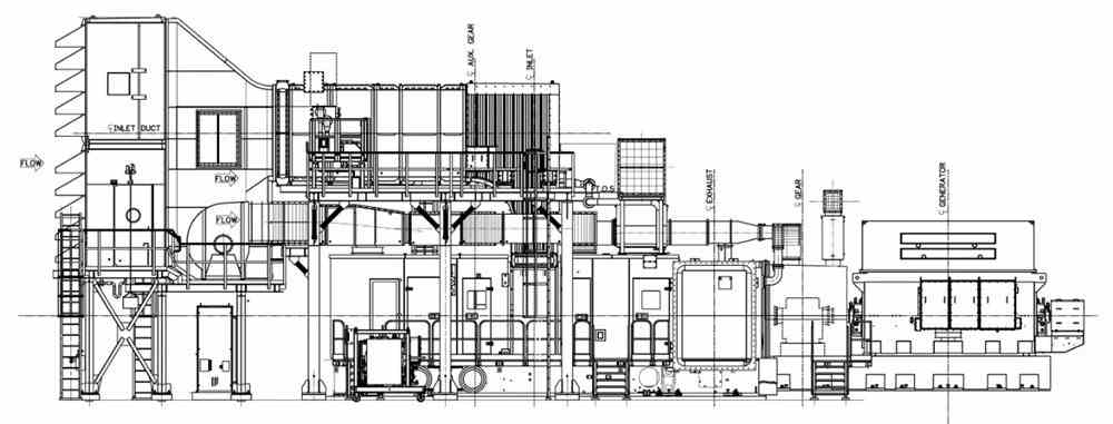 26 MW General Electric Frame 5PA Gas Turbine Generator - Never Used