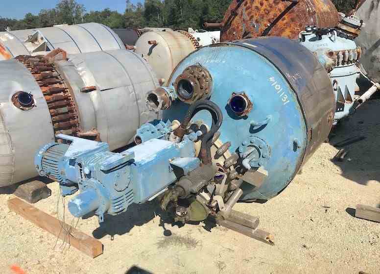 300 Gallon Pfaudler Glass Lined Reactor