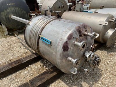 320 Gal Alloy Fab 304 Stainless Steel Reactor