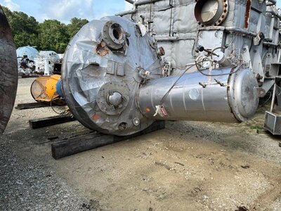 400 Liters Krauss Maffei 304L Stainless Steel Vacuum Cone Dryer
