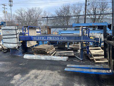 50 Sq Ft Pacific Press Plate & Frame Filter Press