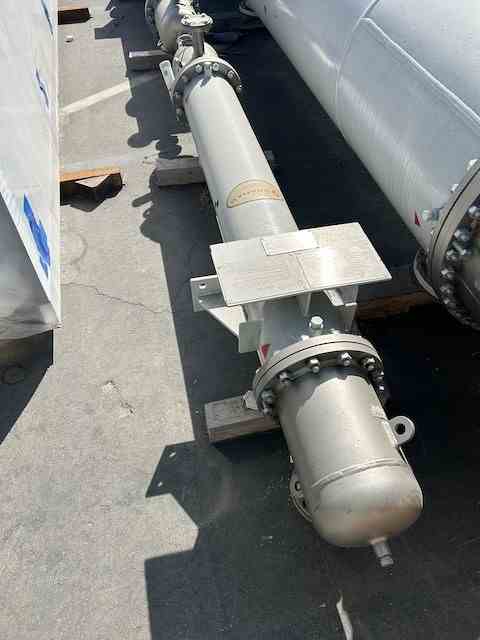 96 Sq Ft Alliance Fab Stainless Steel Shell & Tube Heat Exchanger