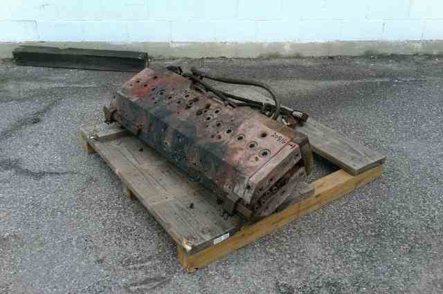 Used 45" wide Chippewa Valley Die production components sheet extrusion die