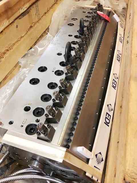 Unused 52" EDI dual entry sheet die