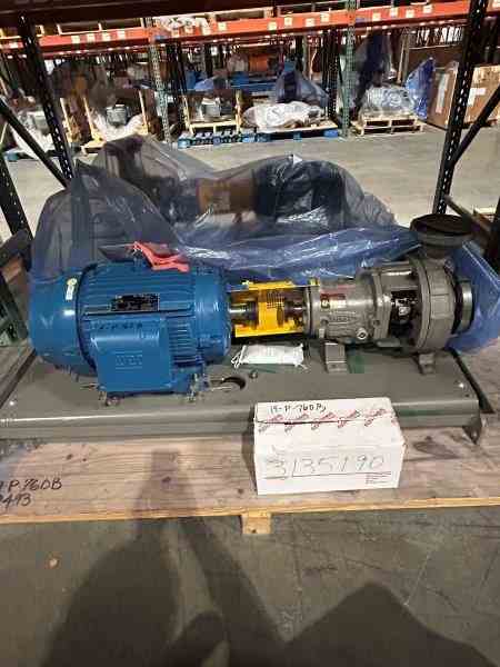 Unused Flowserve 50 HP Stainless Steel Centrifugal Pump