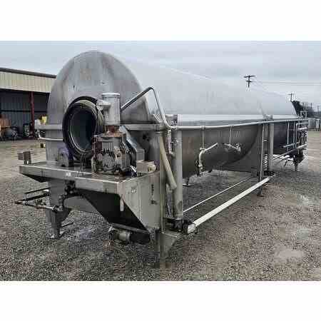 Lyco Stainless Steel Rotary Drum Steam Blancher