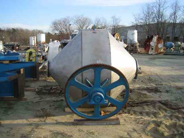 Paul O. Abbe 60 Cu Ft 304 Stainless Steel Double Cone Mixer