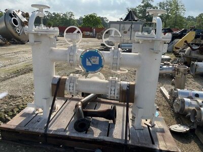 Skid Mounted Carbon Steel Duplex Strainer Filter System - Hayward Industries