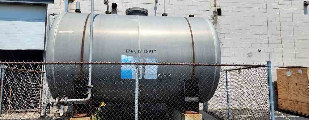 7000 Gal Colonial Iron Works Aluminum Tank