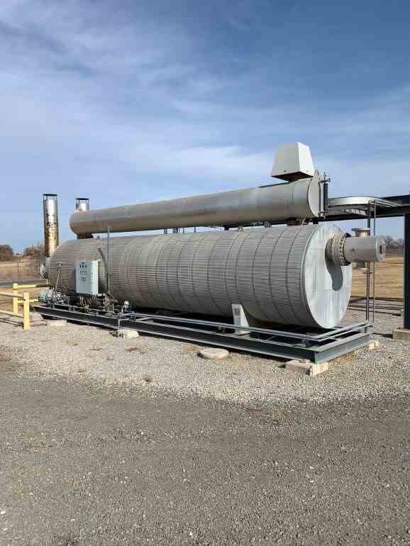 5.5 MMBTU QB Johnson Hot Oil Boiler